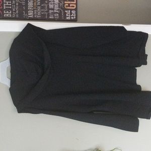 Sweater overthrow, black, 3x